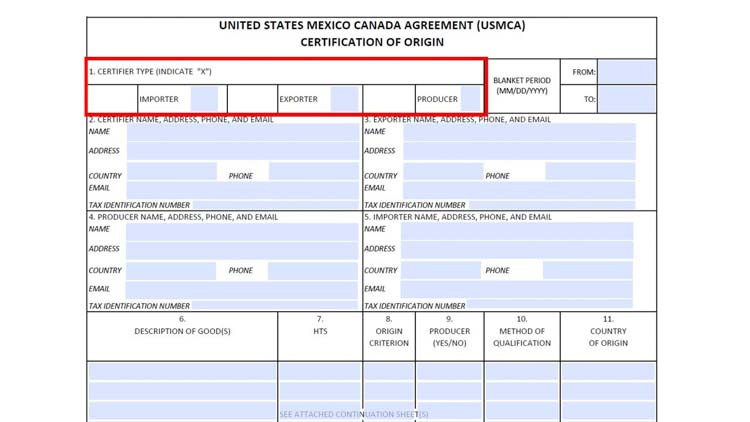 CERTIFACTE OF ORIGIN
